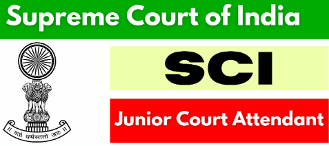 SCI Junior Court Attendant Recruitment 2024