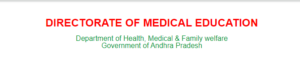 DME AP Senior Resident Recruitment 2024 Notification PDF Apply online for 997 Vacancies