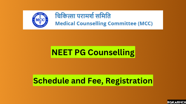 NEET PG 2024 Counselling Schedule and Fee, Registration Link Available Soon!