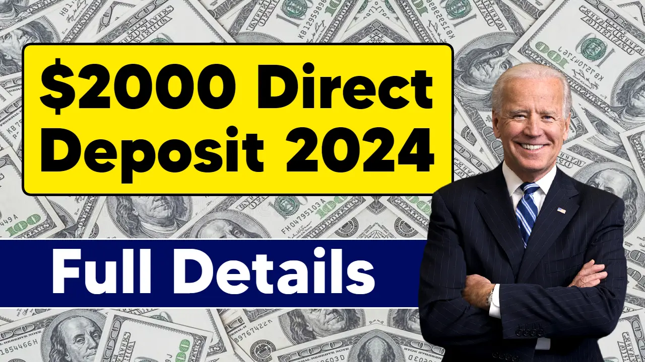 $2000 Economic Relief Package Direct Deposit