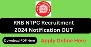 RRB NTPC Recruitment 2024 (OUT) Notification Download PDF Railway 10884 Bharti Emptiness PDF Apply Online Date