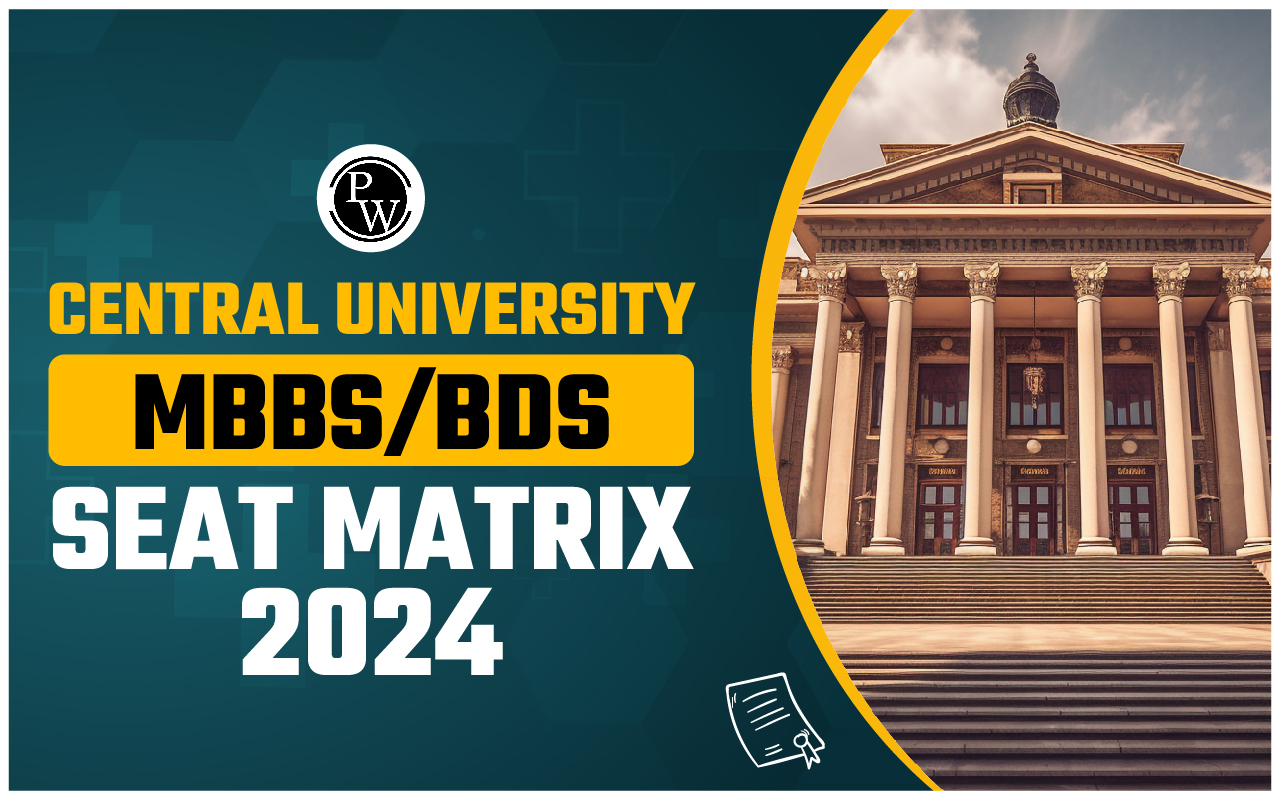 Central University MBBS/BDS Seat Matrix 2024