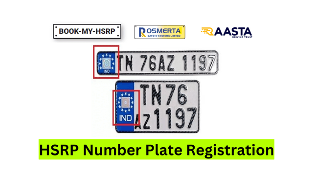 HSRP Number Plate Registration 2024