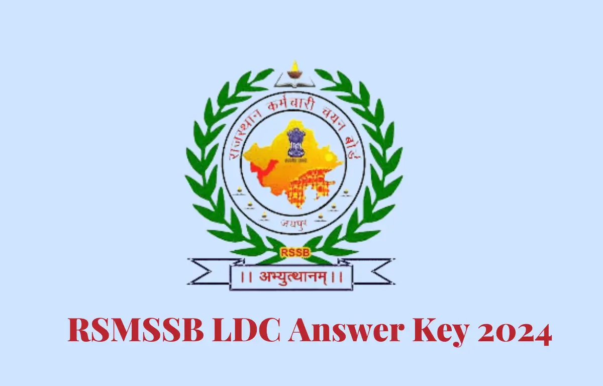 RSMSSB LDC Answer Key 2024