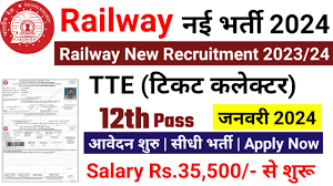 Railway RRB TTE Recruitment 2024 Notification PDF 8000+ Ticket Examiner Vacancy Apply Online date