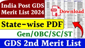 India Post GDS 2nd Benefit Listing 2024, Reduce Off, State-Clever PDF Direct Link