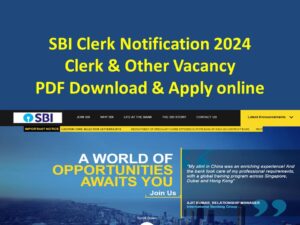 SBI Recruitment 2024 Notification PDF 7000+ Clerk Junior Affiliate PO & SO Emptiness Apply Online Date