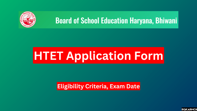 HTET Application Form