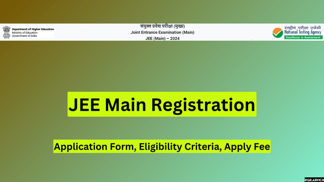 JEE Main 2025 Registration