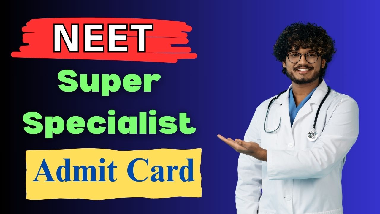 neet ss admit card